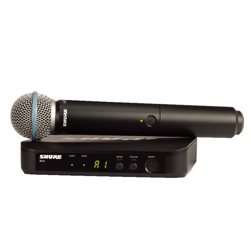 舒尔 SHURE BLX24/BETA58 单通道无线手持话筒