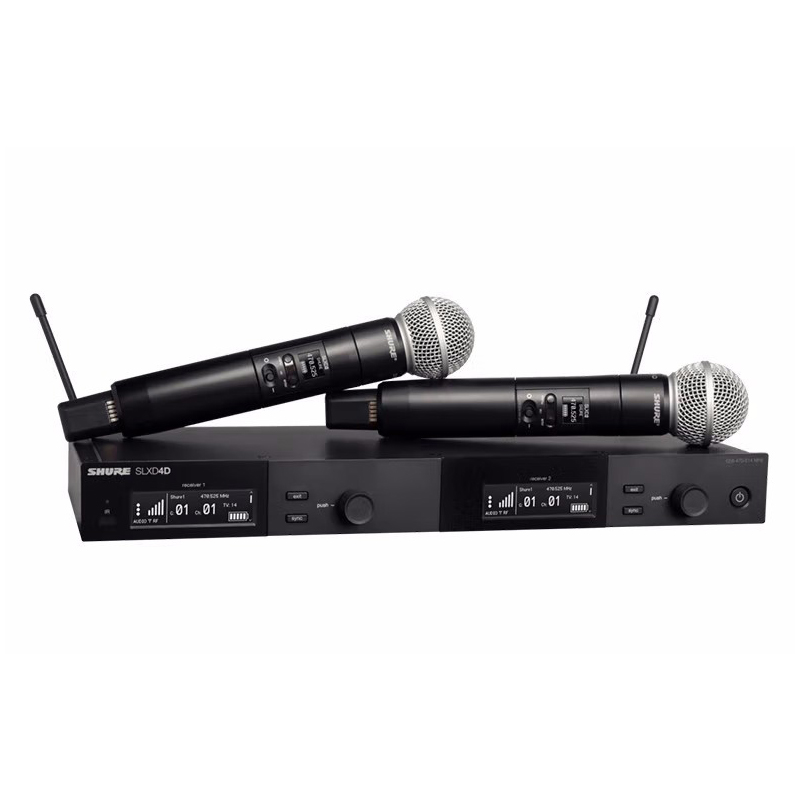 舒尔 SHURE SLXD24D/SM58 双通道无线手持话筒